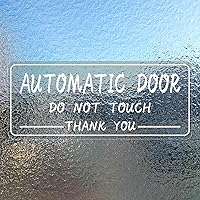 Vista 8 de Adhesivo automático para puerta corredera de vinilo de 8 x 2 pulgadas, autoadhesivo, para advertencia de conductor, para ventana, coche, taxi