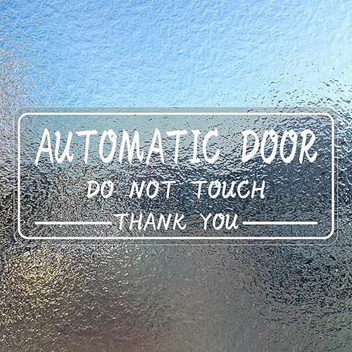 Miniatura 8 de Adhesivo automático para puerta corredera de vinilo de 8 x 2 pulgadas, autoadhesivo, para advertencia de conductor, para ventana, coche, taxi