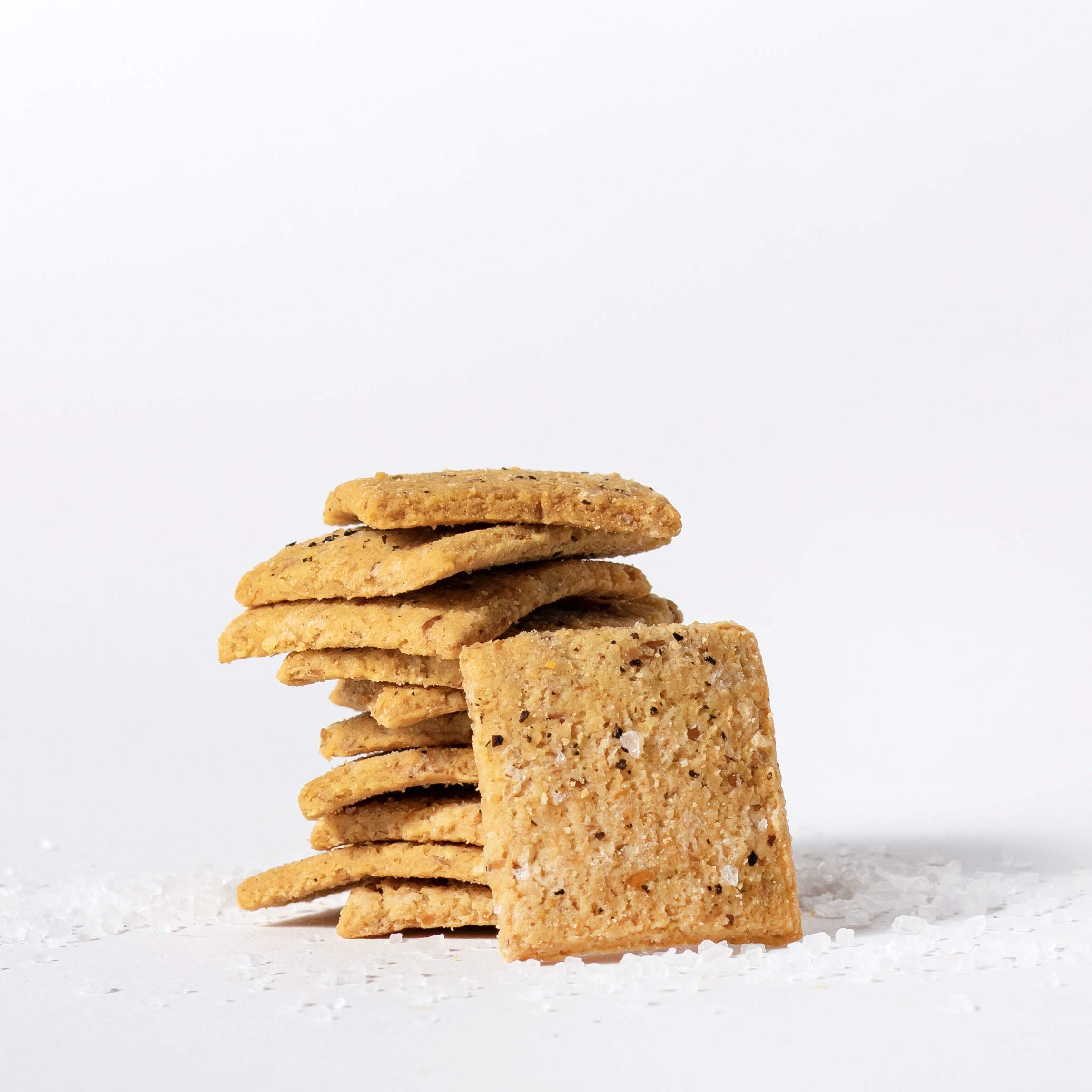 Fat Snax LowCarb Keto Crackers, Original Sea Salt Flavor, 2.25 Ounce