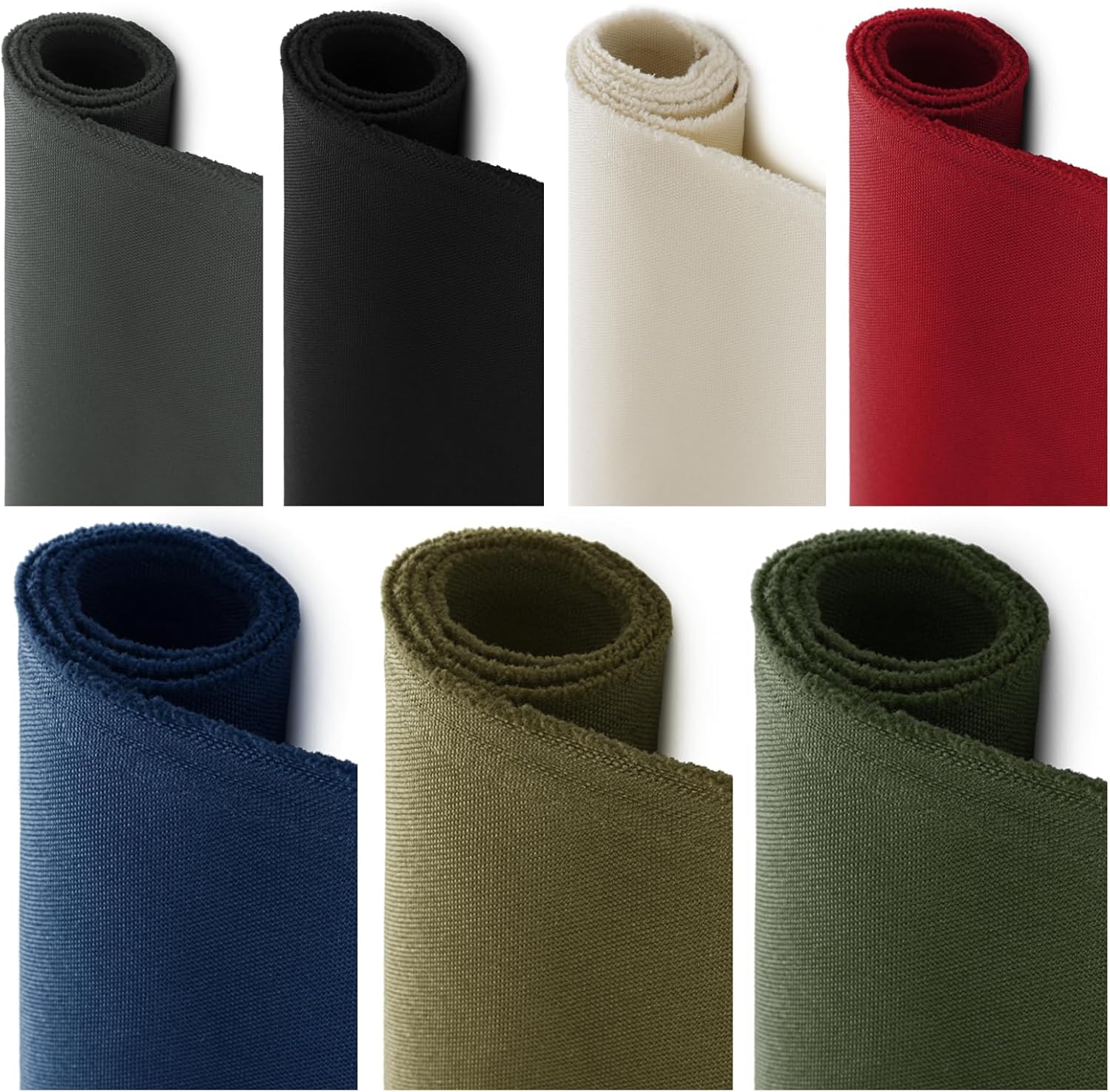 1200D Thicken Waterproof Canvas Fabric by The Yard 58" W Water-Resistant Polyester Fabric Heavy Duty Outdoor Upholstery Material for Chair Patio Cushion Furniture Cover Sewing DIY, 5 Yards Blue