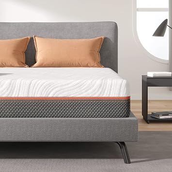 Twin Mattress, Sweetnight 8 Hybrid Mattress with Gel Memory Foam & Pocket Innerspring, Bed Mattress with Moisture Wicking Adaptive Cover, Medium Firm, Twin Size