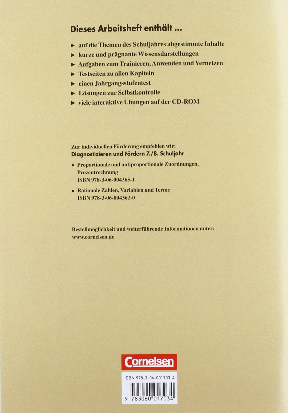 Mathematik real - Realschule Nordrhein-Westfalen / 8. Schuljahr - Arbeitsheft mit eingelegten Lösungen und CD-ROM