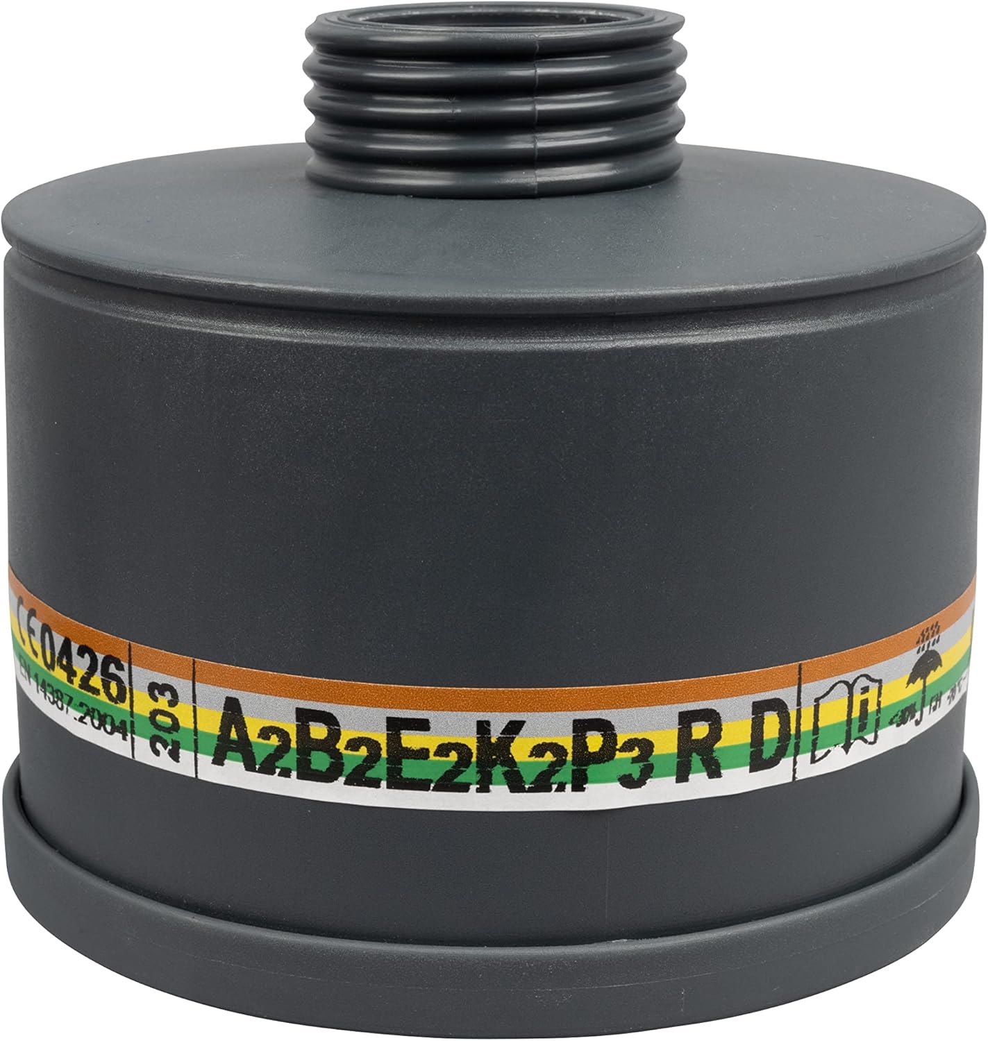 MaxPro 203 Multipurpose Gas 40mm Filter Canister A2B2E2K2P3 R D