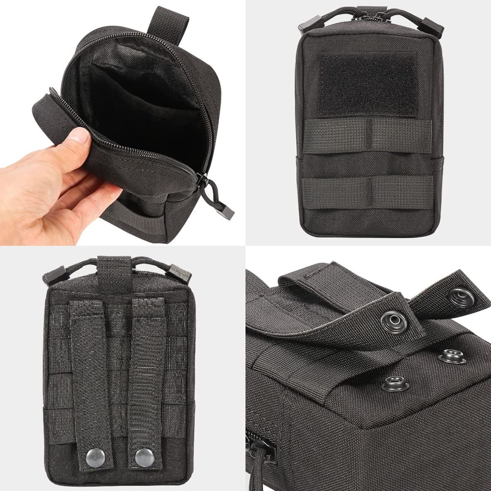 Pettorina Militare Tattico Per Cani,Pettorina Tattica Media E Grande Per Cani, Imbracatura Per Cani Regolabile Traspirante Con Borsa Molle Per L'addestramento E L'escursionismo Del Cane,Verde,XL