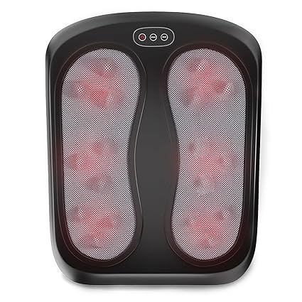 Lifelong Foot and Leg Massager for Pain Relief LLM1161 | Heat Therapy | Improved Circulation | Ergonomic Design | Compact and Portable | Ideal for Home Use | Foot Massager Machine for Pain Relief