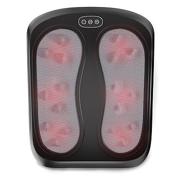 Lifelong Foot and Leg Massager for Pain Relief LLM1161 | Heat Therapy | Improved Circulation | Ergonomic Design | Compact and Portable | Ideal for Home Use | Foot Massager Machine for Pain Relief