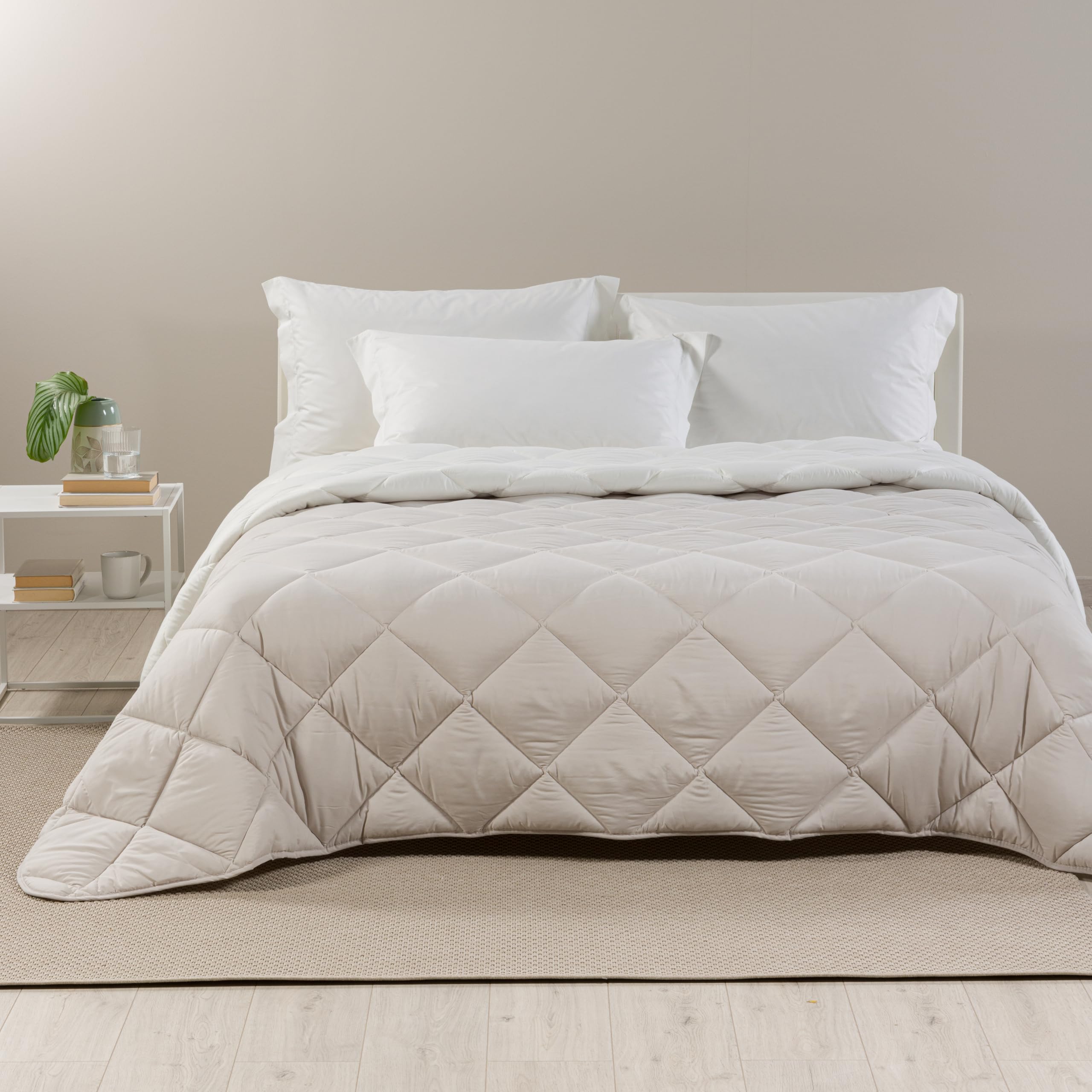 Caleffi - Piumone Matrimoniale Invernale 260x265 cm - Trapunta Matrimoniale Invernale per Inverno e Mezza Stagione - Copriletto in Microfibra Caldo e Morbido - Piumino Autunnale Made in Italy