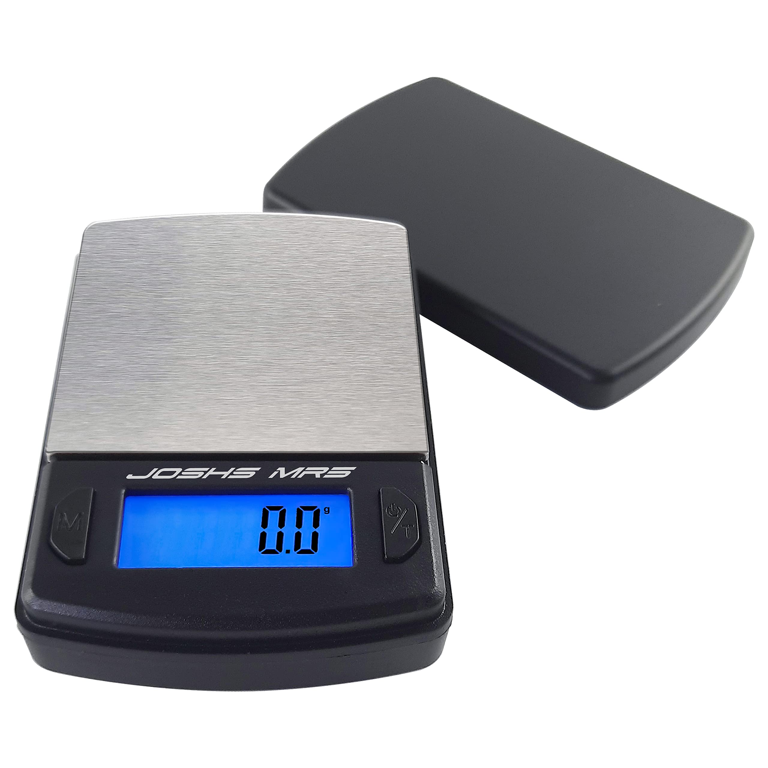 Joshs Waga cyfrowa MR5 | waga precyzyjna ważąca w odstępach 0,1 g do 500 g lub 0,5 kg | waga kieszonkowa | waga do monet | gramów | waga pocztowa | wyświetlacz LCD