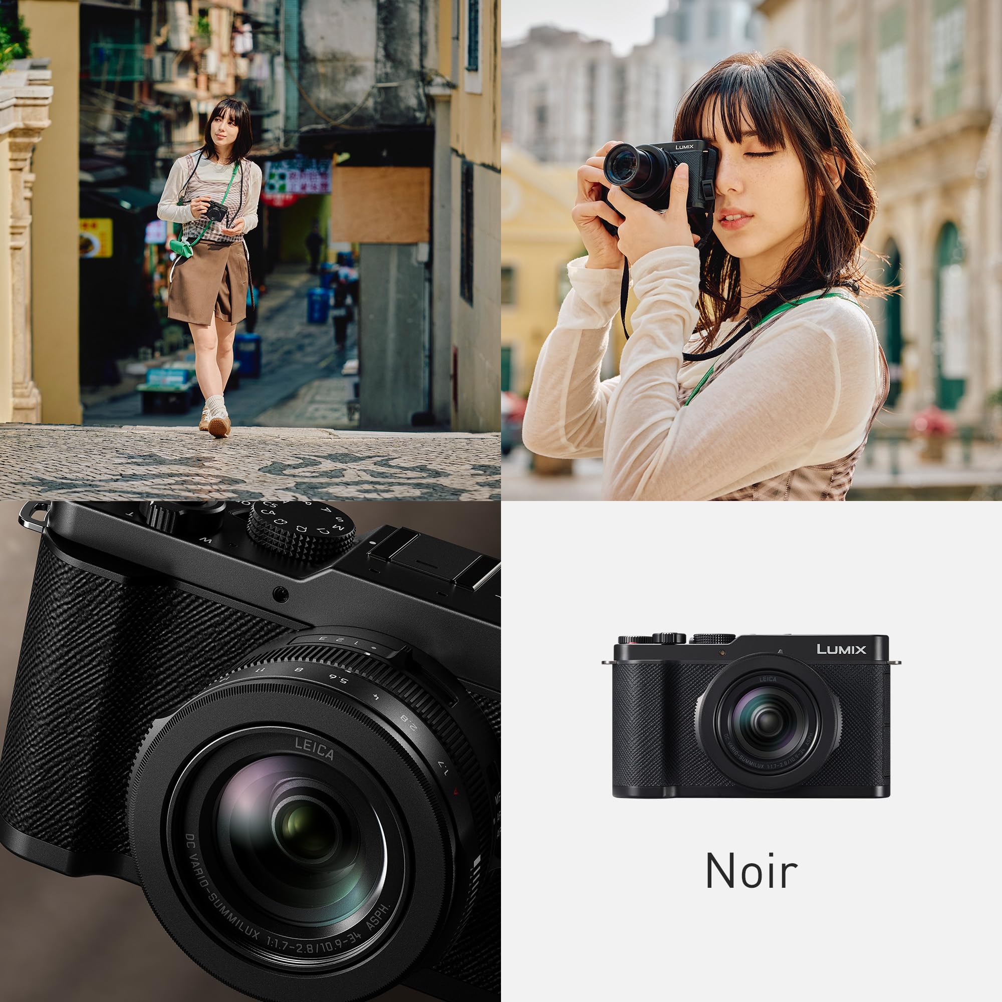 Panasonic LUMIX DC-L10E-K Appareil Photo Compact Haut de Gamme avec Objectif Leica 24-75 mm F1,7-2,8, 20,4 Mpx, Autofocus Hybride par Détection de Phase, Vidéo 4K, Prise de Vue Verticale, Noir
