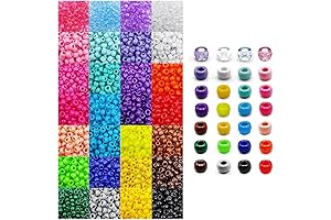 Create and Express with 4200PCS of Premium Pony Craft Beads