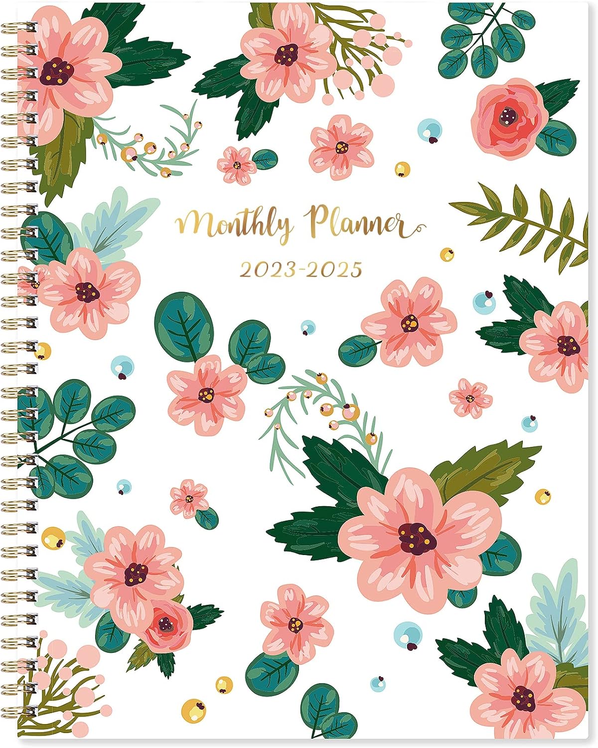 2023-2025 Monthly Planner/Calendar - Monthly Planner 2023-2025, July 2023 - June 2025, Two Years Monthly Planner with Tabs & Notes Pages, 9" × 11", Twin-Wire Binding, Two-Side Pocket, Perfect Organizer