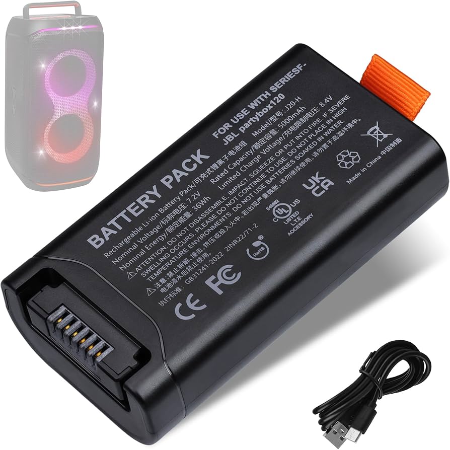 Amazon | WRUMI Partybox 120バッテリー交換用バッテリー:バッテリー