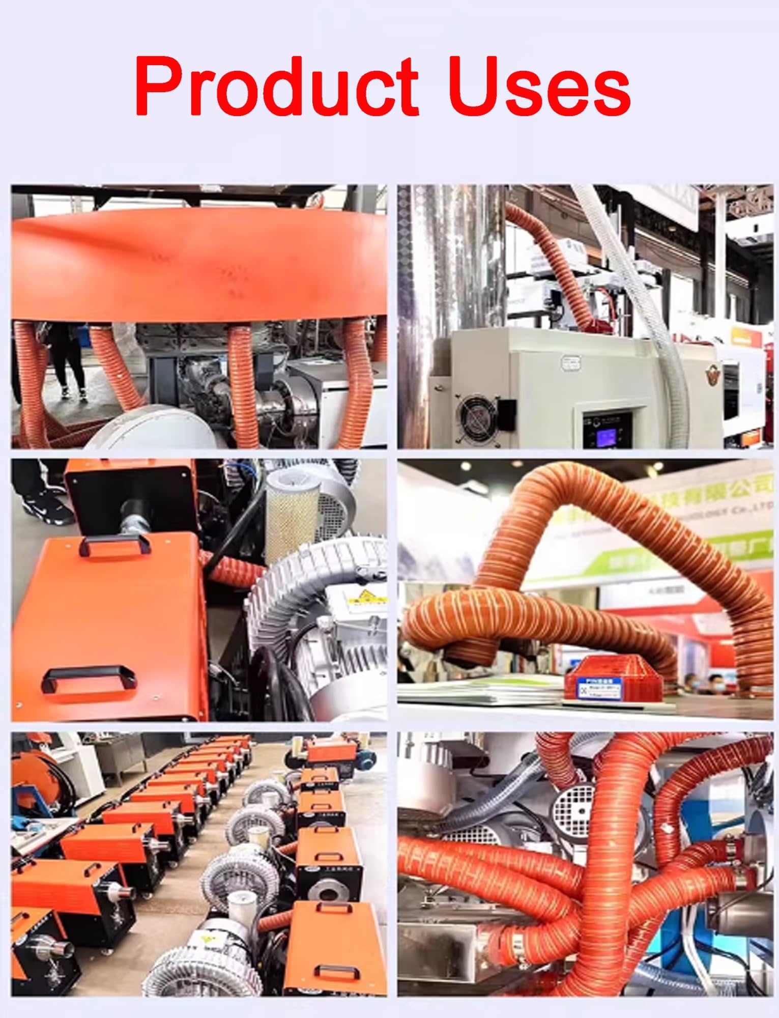 Manguera Flexible para Conductos De Ventilación De Ventiladores De Extracción, Manguera De Conducto De Silicona De 1 A 10 Pulgadas, Conducto De Ventilación Industrial para Humos, M