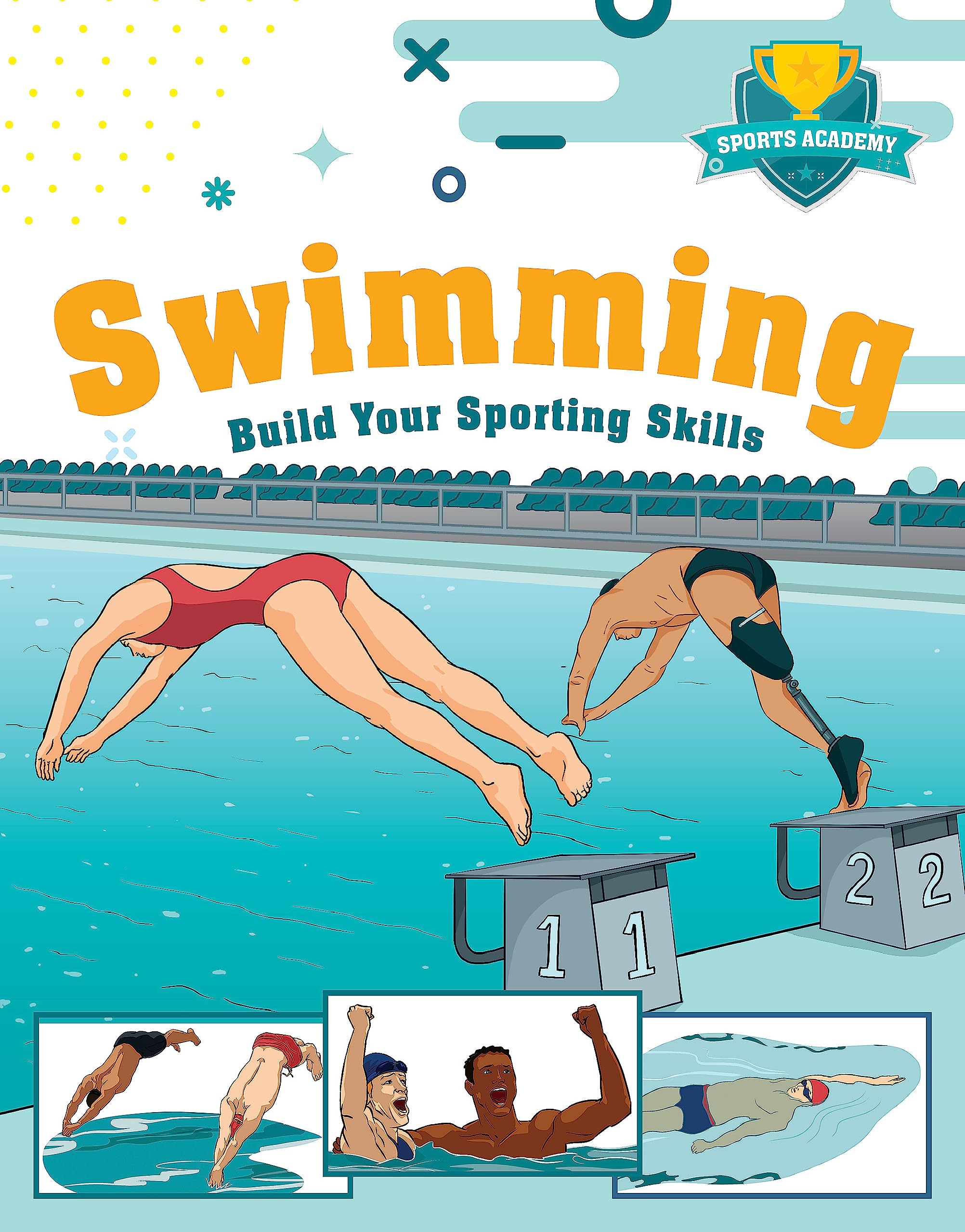 Paul Mason Sports Academy Swimming Book Childrens Books