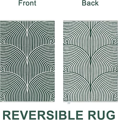 Miniatura 197 de Tiffasea Tapetes para puerta de interior, alfombra de área pequeña lavable beige de 2 x 3 pies, tapete reversible para puerta delantera, alfombra