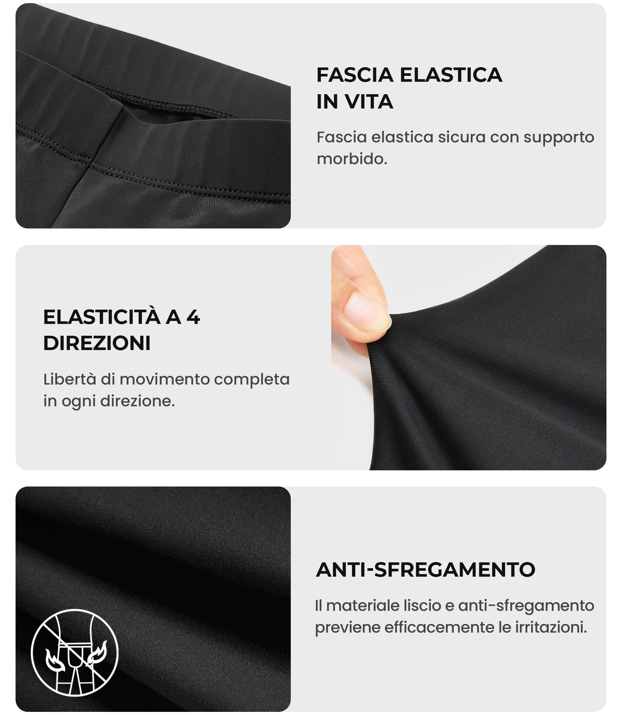 FDX Pantaloncini Ciclismo Uomo Imbottiti 3D, Intimo MTB Traspirante e Asciugatura Rapida, Antiscivolo, Shorts Bici da