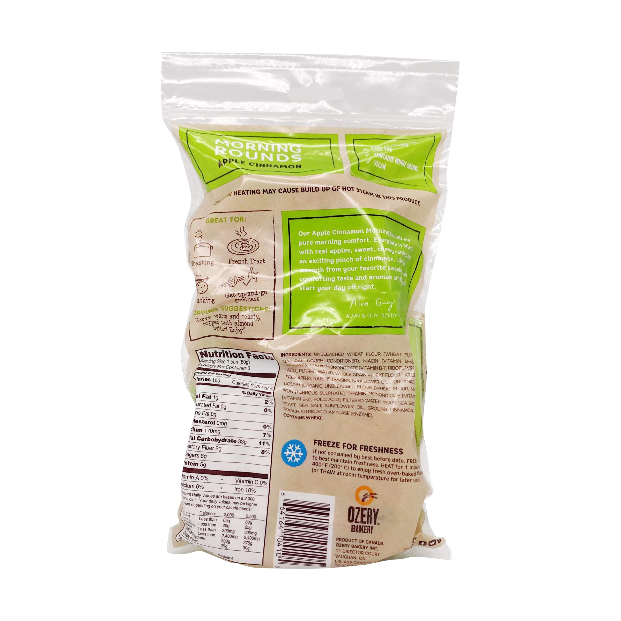 Ozery, Apple Cinnamon Morning Rounds, 12.7 Ounce | Grocery Pickup