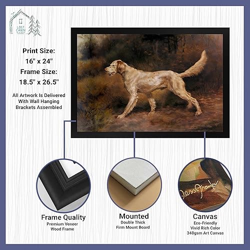 Miniatura 2 de Commissioner A Champion English Setter por Edmund Henry Osthaus - Lienzo enmarcado para decoración de pared, lienzos de reproducción de pinturas de