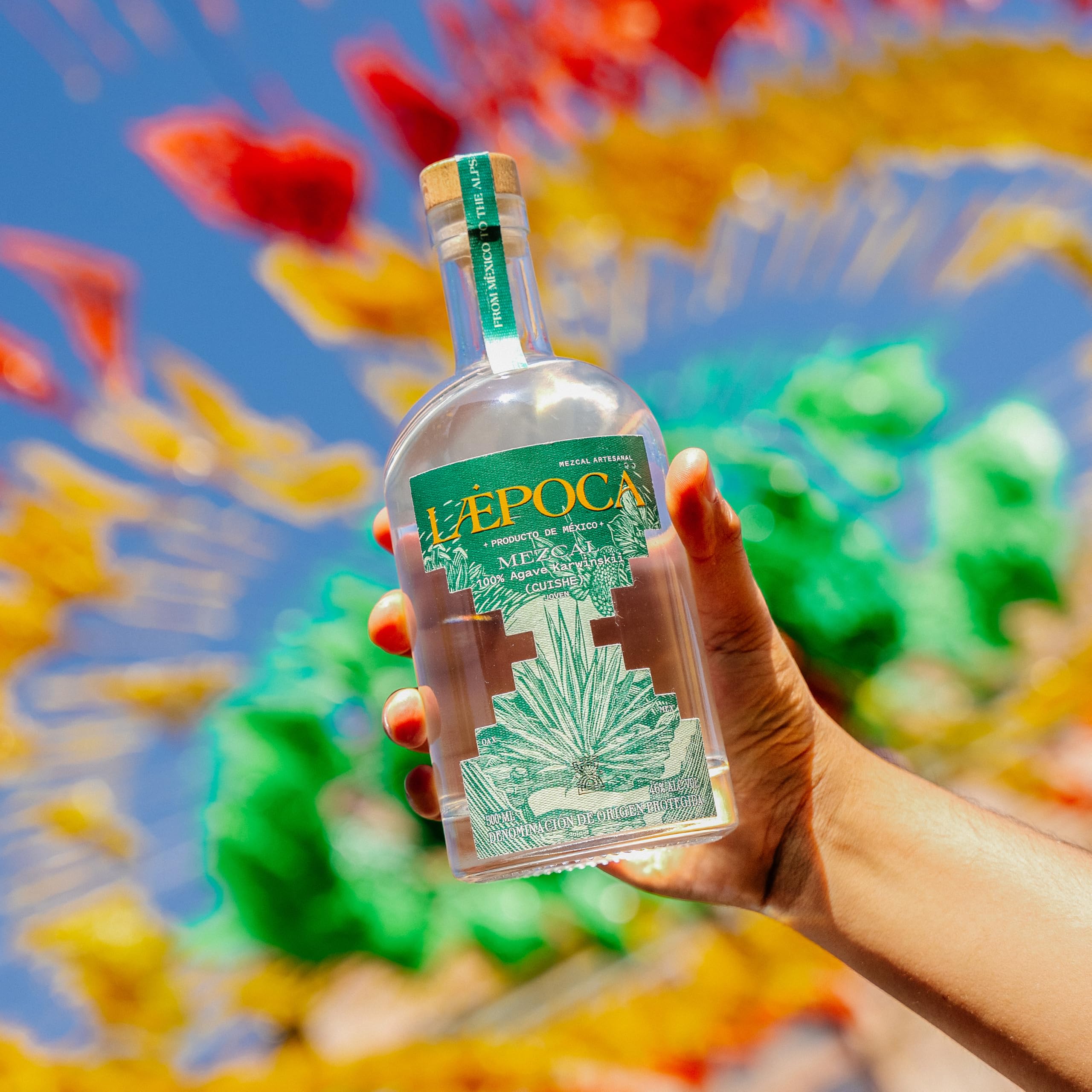 LÆPOCA Mezcal Cuishe | Von Mexiko in die Alpen | Handgefertigt | Joven & Artesanal | 500 ml & 46% vol.