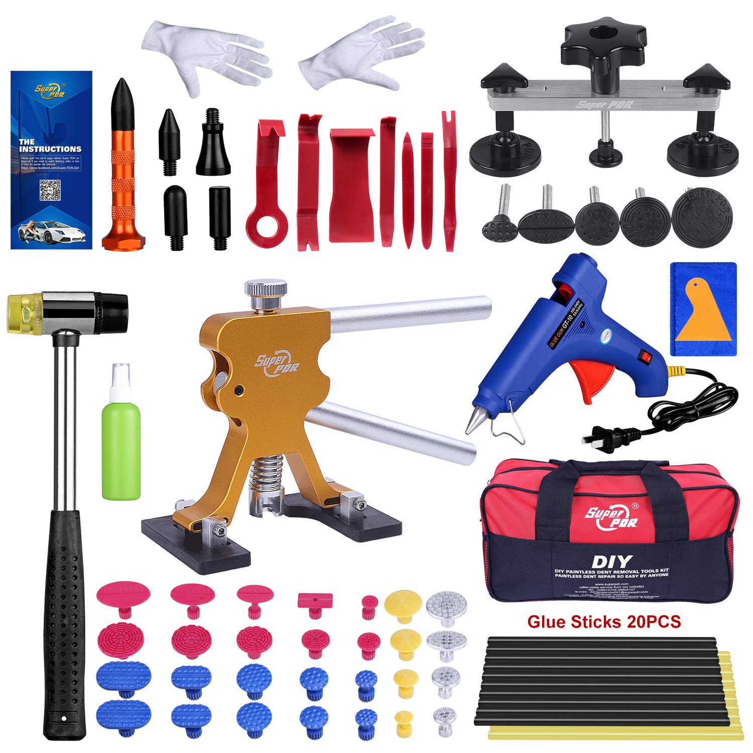 Fly5DPaintless dent Removal Tools kit for auto Body