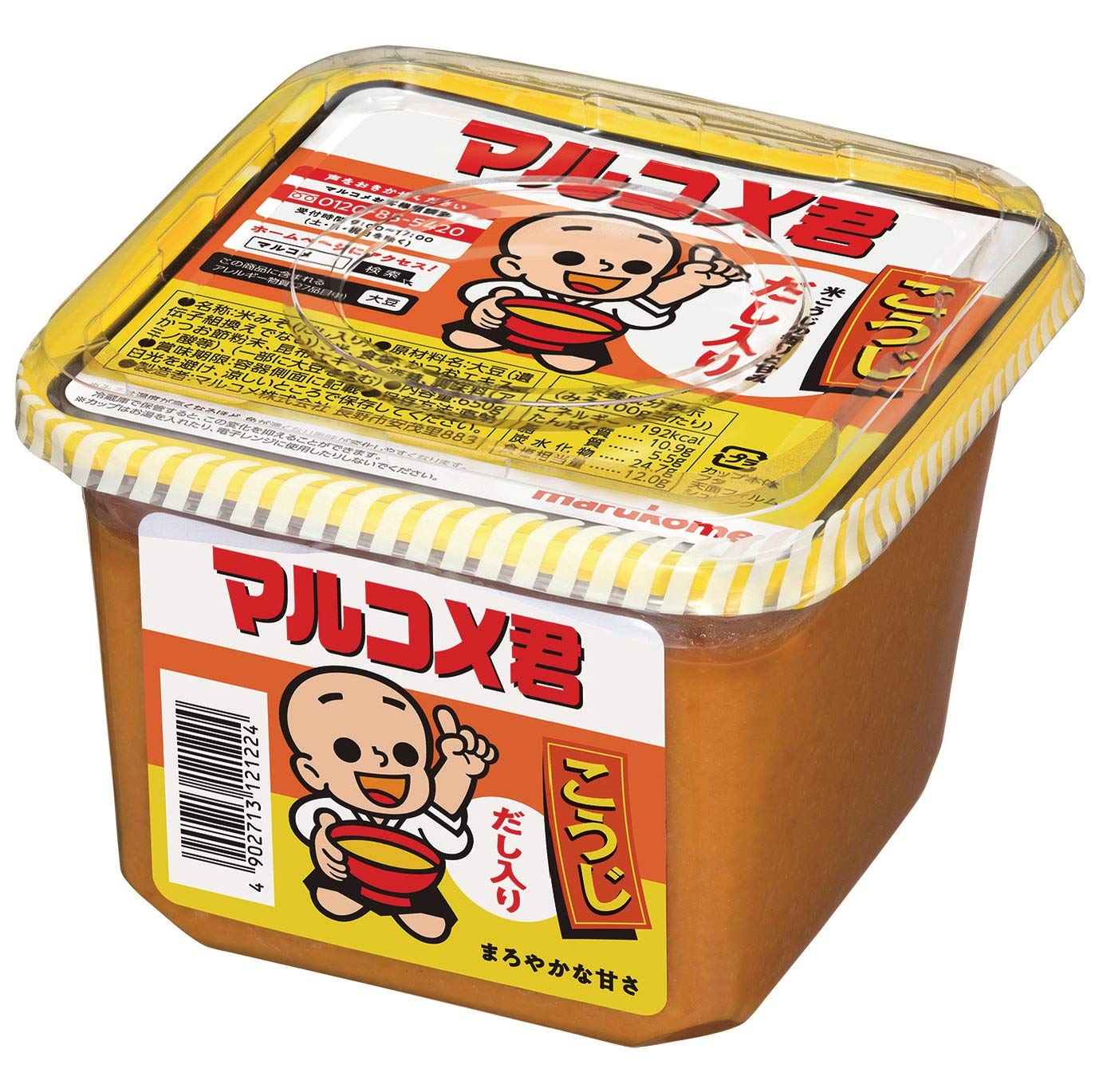 Amazon.co.jp: マルコメ 新マルコメ君こうじ だし入り 650g×2個 : 食品