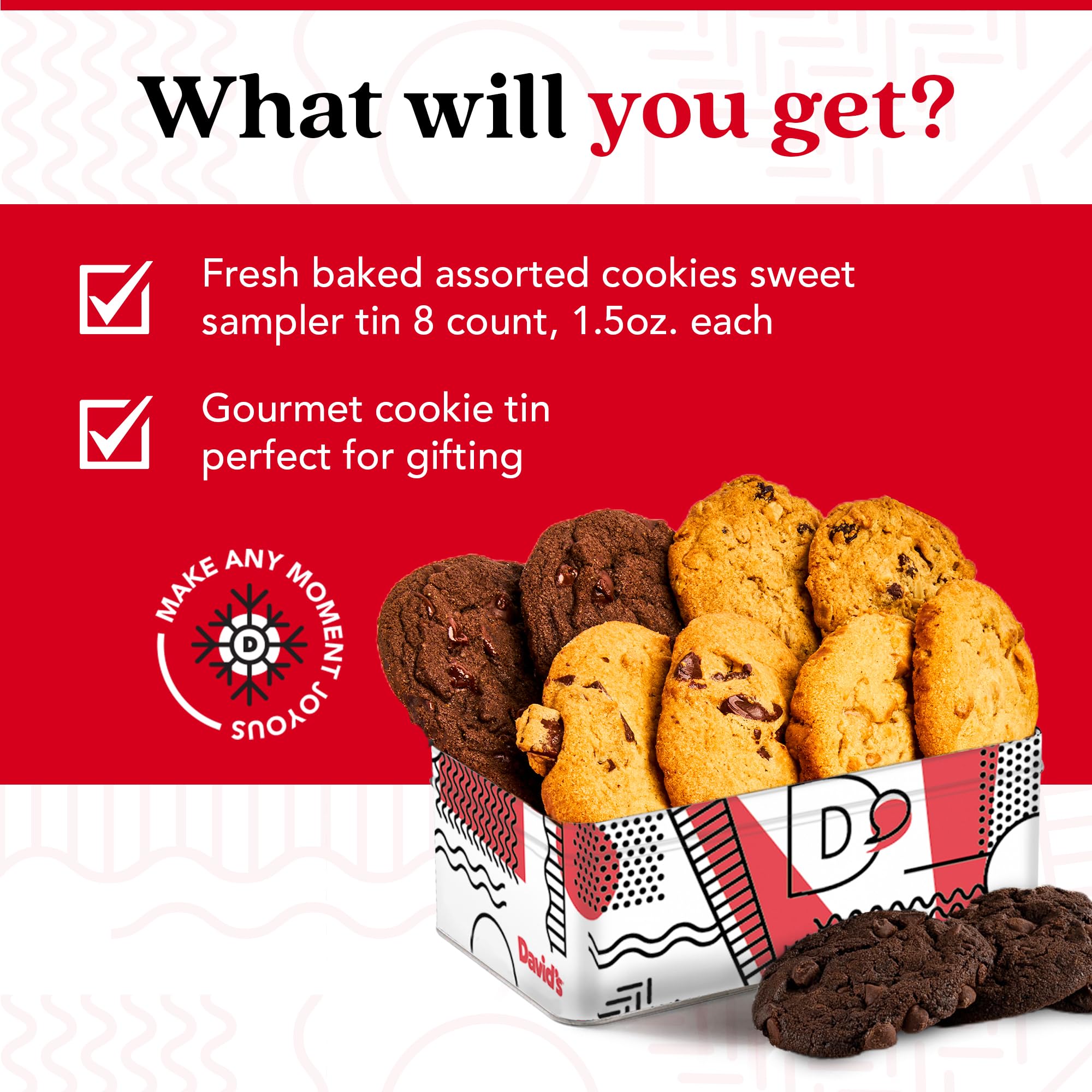 Amazon.com: David's Cookies Freshly Baked Cookies Assortment