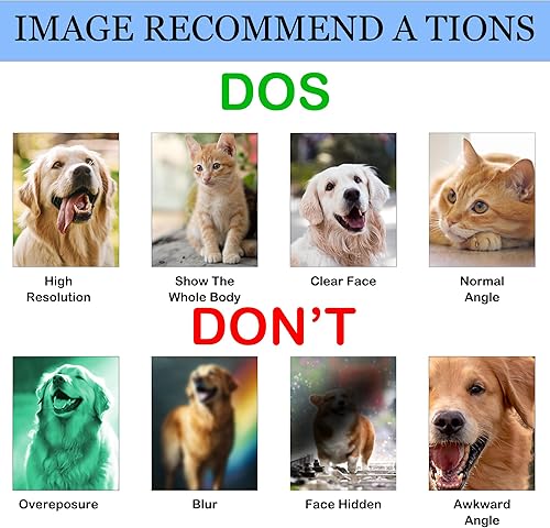 Miniatura 6 de Fanery Sue Regalos conmemorativos para perros por pérdida de perro, atrapasoles conmemorativo personalizado para mascotas con imagen, regalos