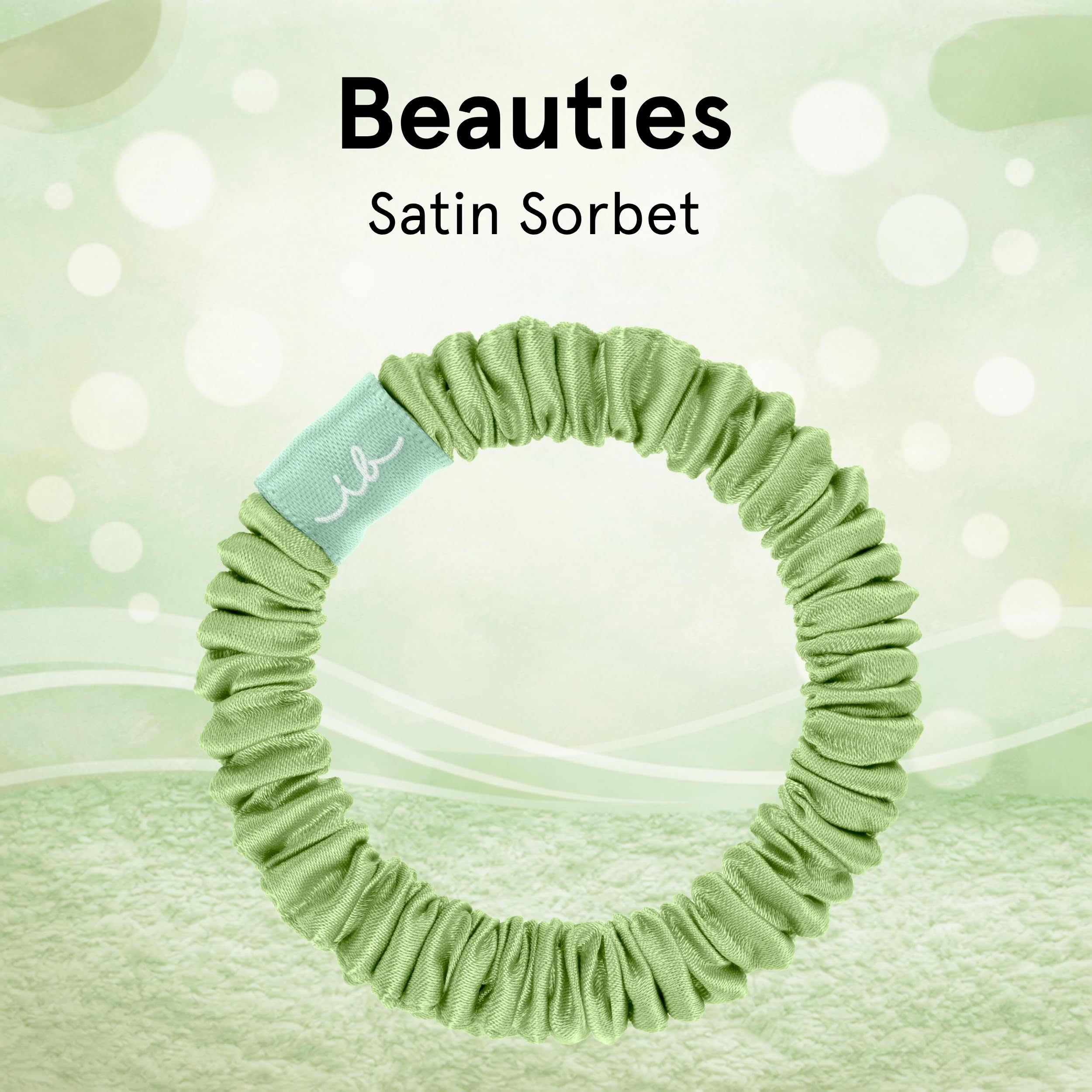 invisibobble Gumka do włosów Beauties Satin Sorbet (4 sztuki) – satynowe gumki do włosów dla kobiet – delikatne gumki z jedwabną powierzchnią – do warkocza, kokad i eleganckich fryzur