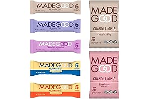 MadeGood Healthy Snacks Variety Pack (37 Count): Your Healthy Warrior Chia Bar Alternative