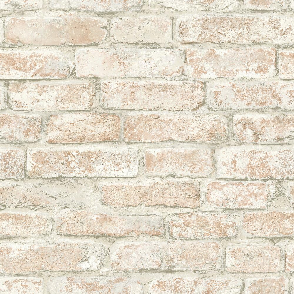 Chesapeake 3115-12482 Arlington Brick Wallpaper, Multicolor