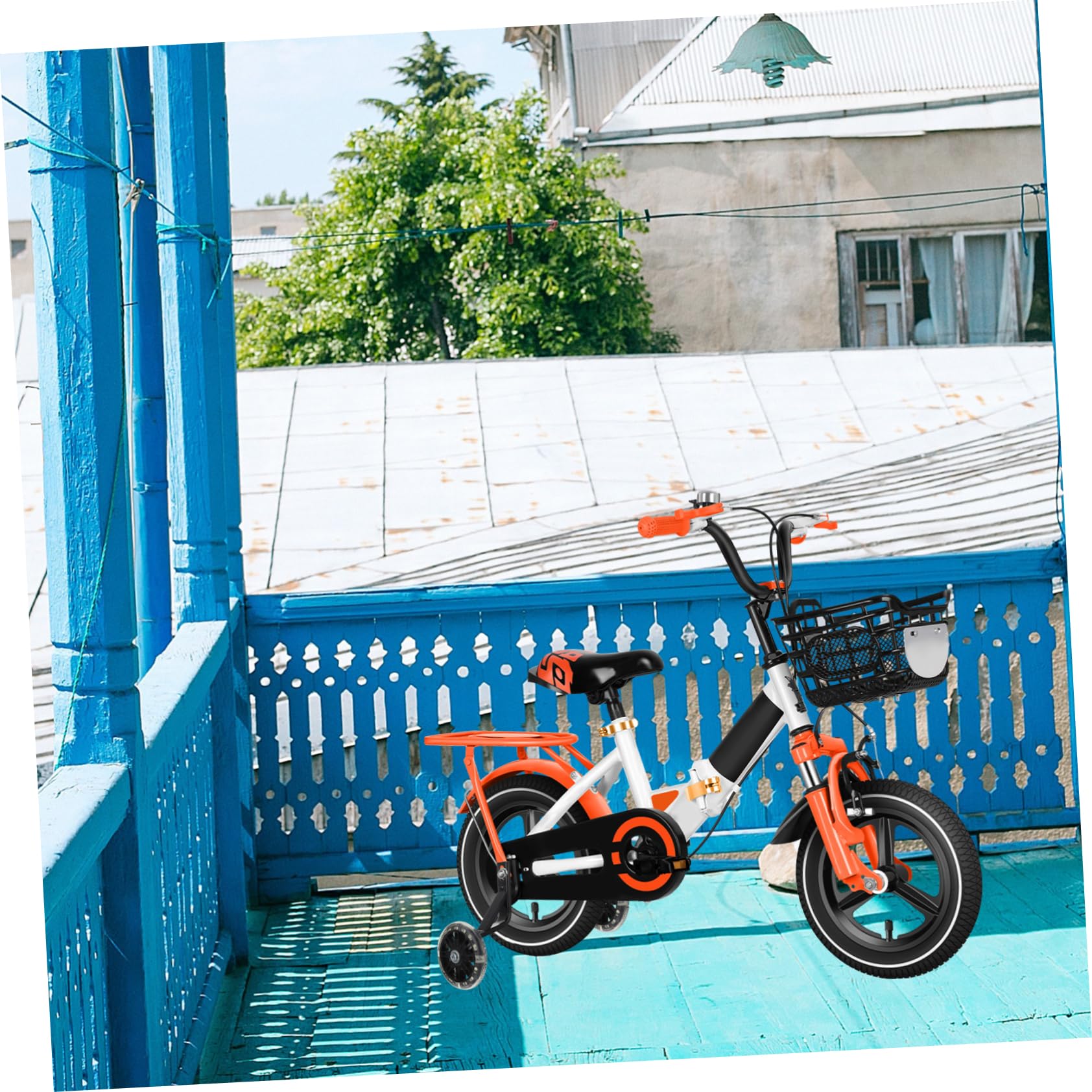 Ruedas de Entrenamiento de Bicicleta puños de Manillar de Bicicletas Ciclismo Bicicleta niño bicis Infantiles Rueda estabilizadora de Bicicleta para niños Ruedas auxiliares