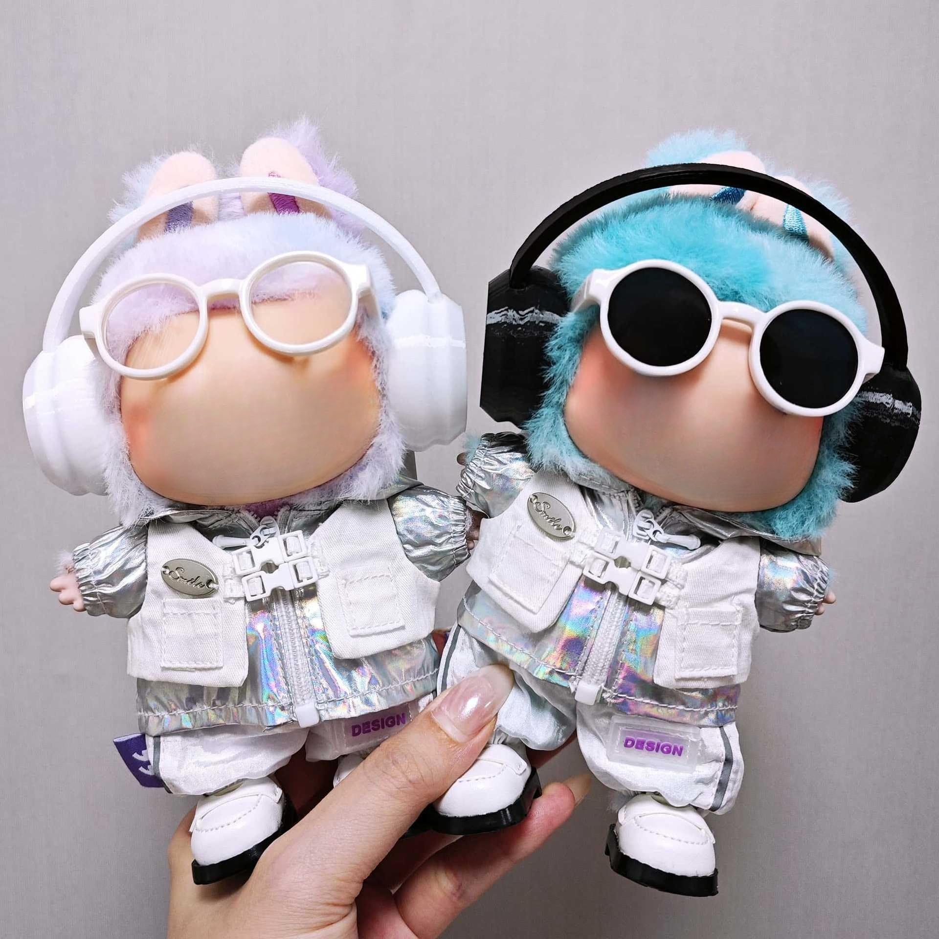 Amazon.co.jp: For Labubu Mokoko 服 5点セット ぬいぐるみ用 ラブブ1