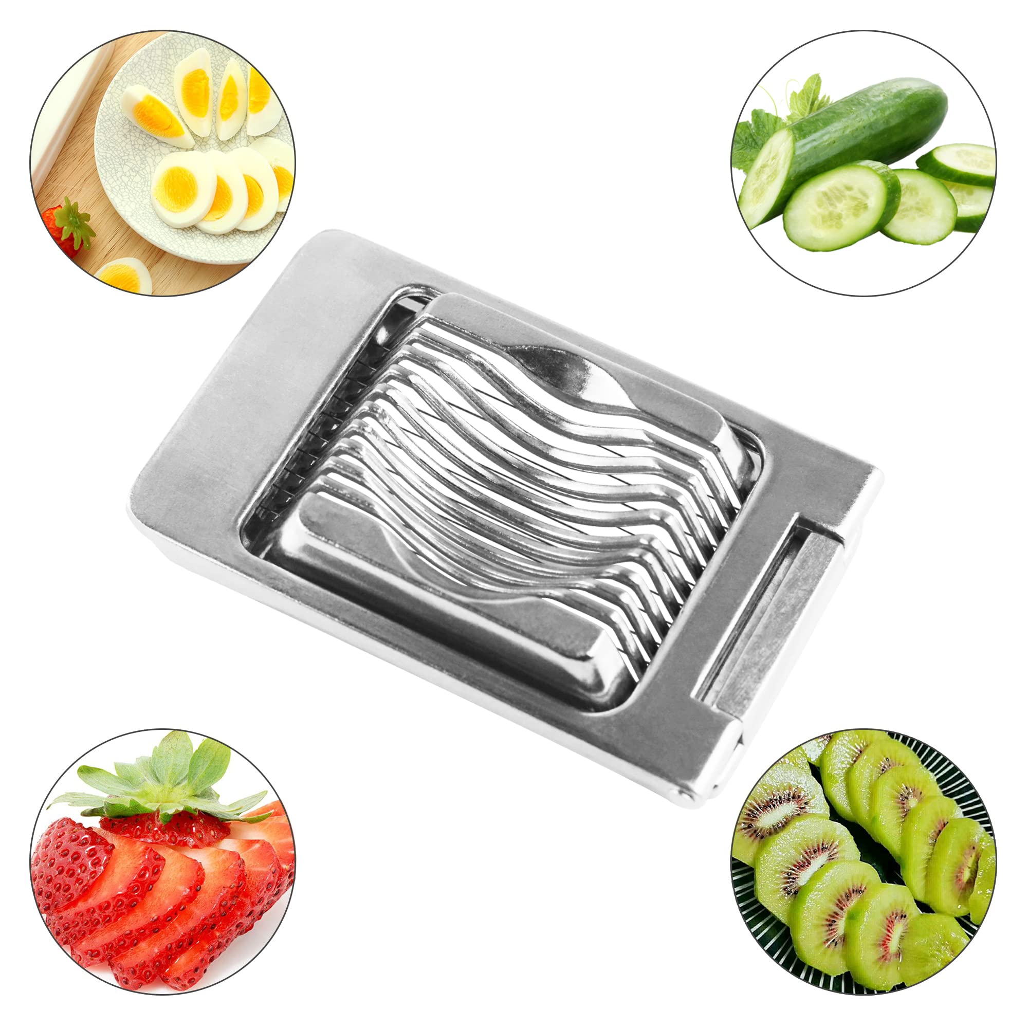 Eierschneider Edelstahl - Vielseitiger Schneider Für Obst Und Gemüse