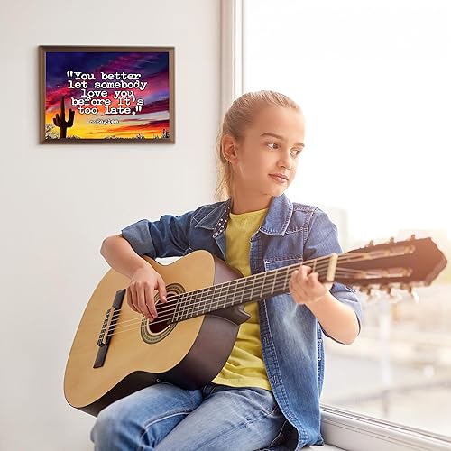 Miniatura 3 de The Eagles - Let Somebody Love You Music Wall Art Print, This Ready to Frame Rock Music Wall Art Poster Print is Good For Music Room, Home, Office,