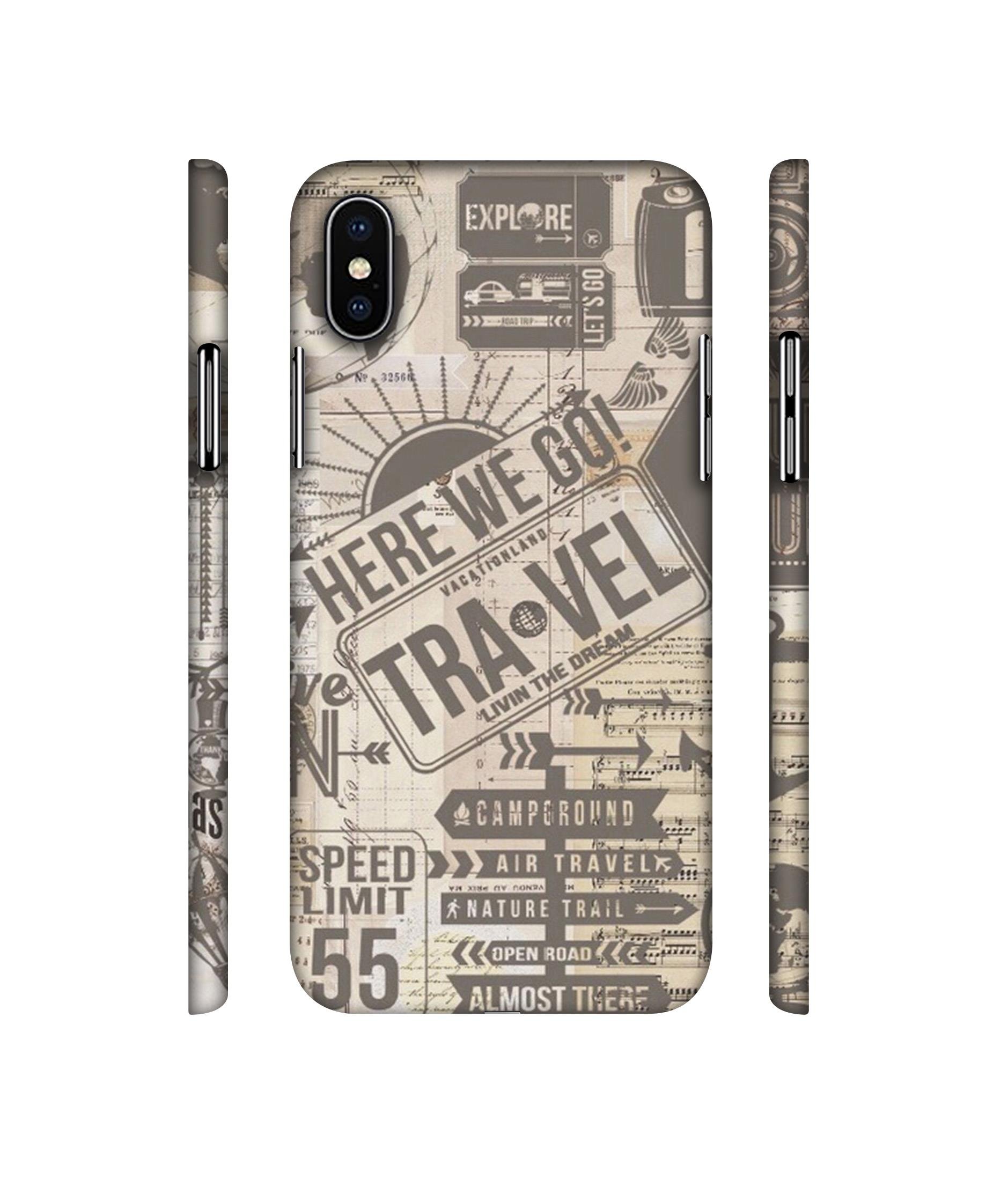 Casotec Basic Case for Apple iPhone X (Plastic_Multicolor)