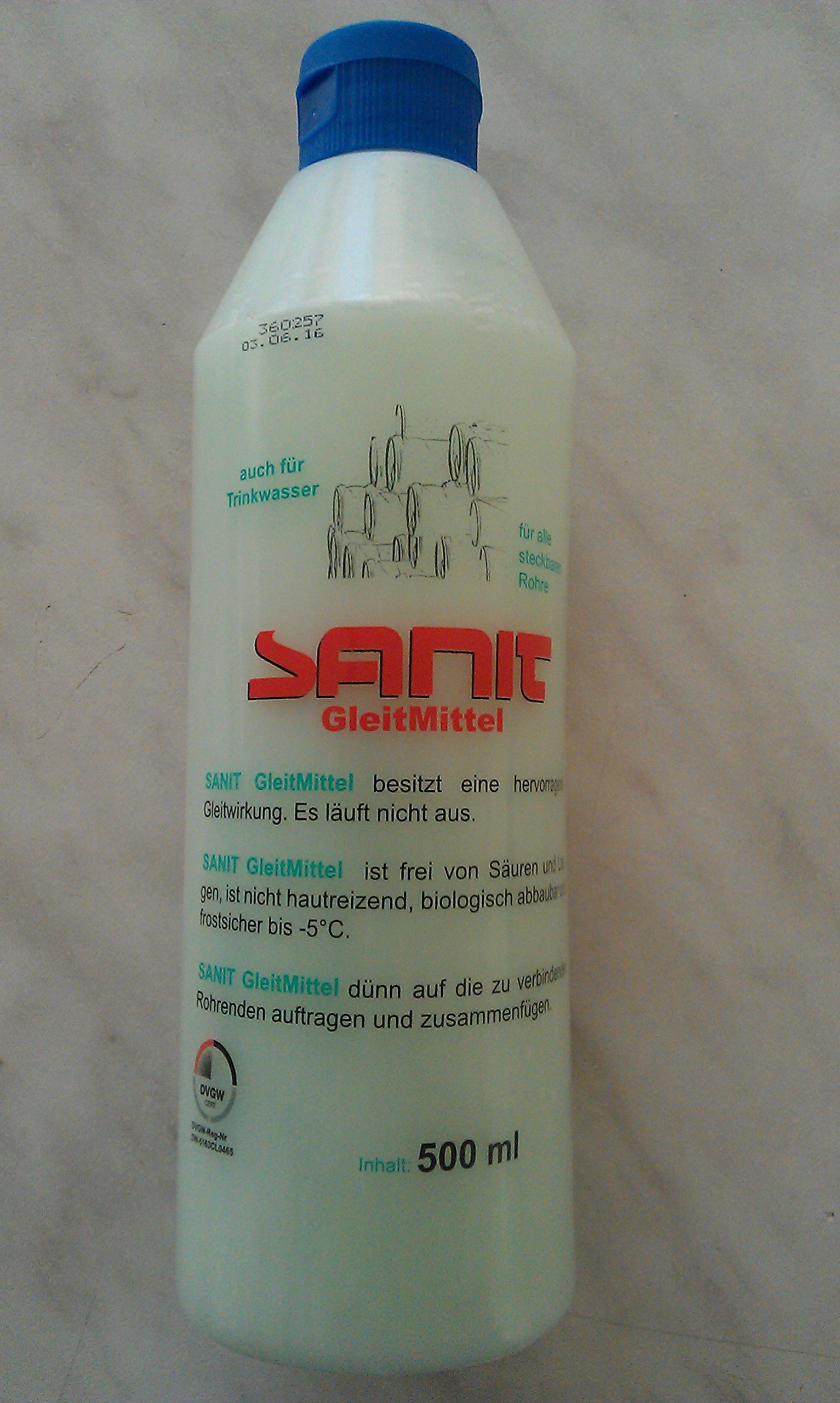 sanit gleitmittel 500 ml SANIT Gleitmittel 500 ml 3087