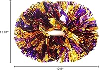 Vista 9 de Pompones de animadora para fiestas deportivas, accesorios de equipo de baile, espíritu de animación (A-1)