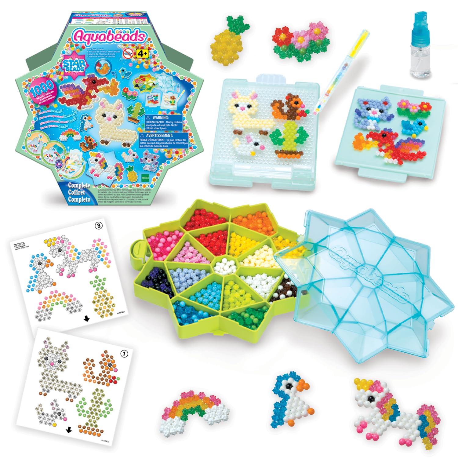 Aquabeads Star Bead Studio Playset, Multicolor, Art & Craft Bead kit 31601