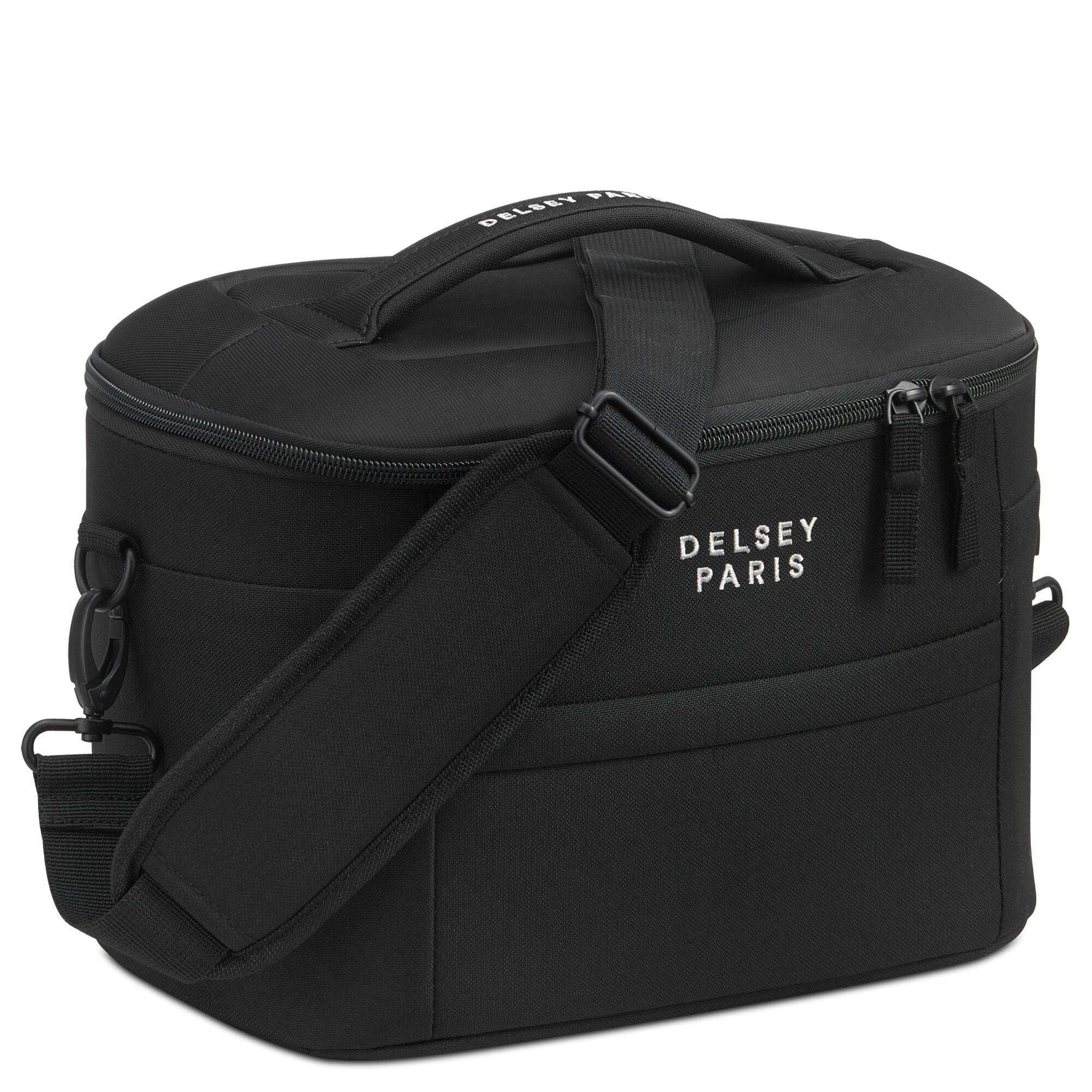 DELSEY PARIS - BROCHANT 3 - Beauty-Case Souple 23 cm x 31 cm x 20 cm cm - 15 L - XS - Noir Profond