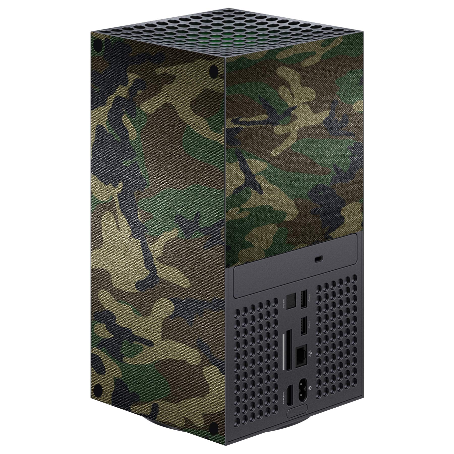 PlayVital Adesivo Skin per Xbox Series X Console&Controller Sticker Decal Cover Vinile per Xbox Series X-Verde Militare Mimetico