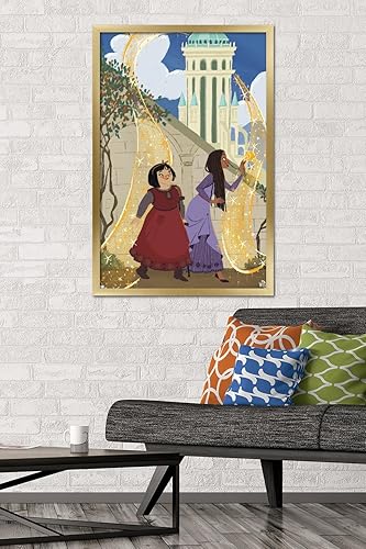 Miniatura 2 de Trends International Disney Wish - Póster de collage de 3 (amigos), póster de pared, 22.37 x 34.00 pulgadas, versión enmarcada en oro