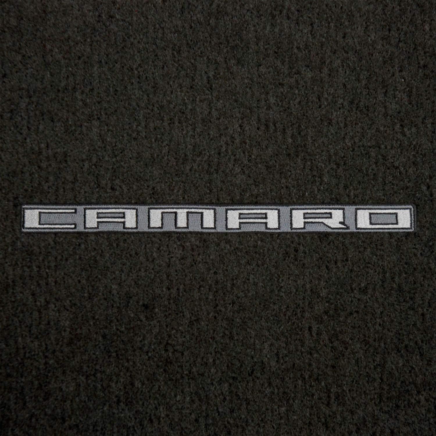 Lloyd Mats Custom-Fit Carpeted Floor Mats Premium Luxury Car Floor Liners for Chevy Camaro Mats 2010-2015 (Charcoal, Front Mats - Camaro)