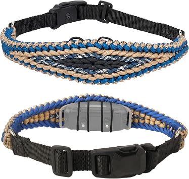 Replacement Strap E Collar Cover for Large Dogs with 22-25" Neck Size - Adjustable Nylon Cord, Quick Release Buckle, Compatible with Dogtra, Educator, SportDog, Garmin, Bousnic, Jugbow Riviera