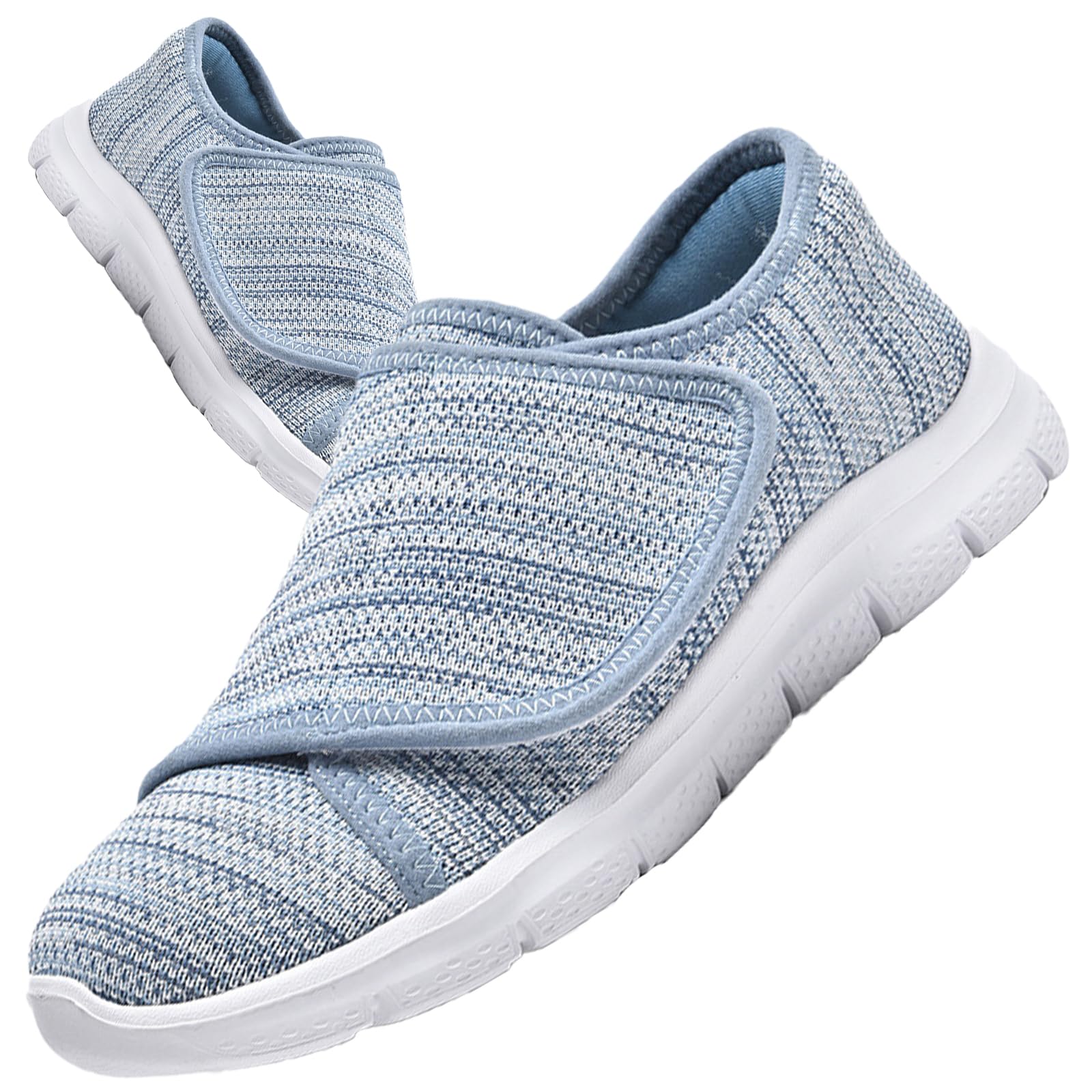Zapatos ortopédicos para Mujer Zapatillas de Casa Hombre Verano Primavera Zapatos Cómodas Rejilla Cuña Punta Cerrada Multicolor Suela Caucho Fabricado en España,Azul,39/245mm