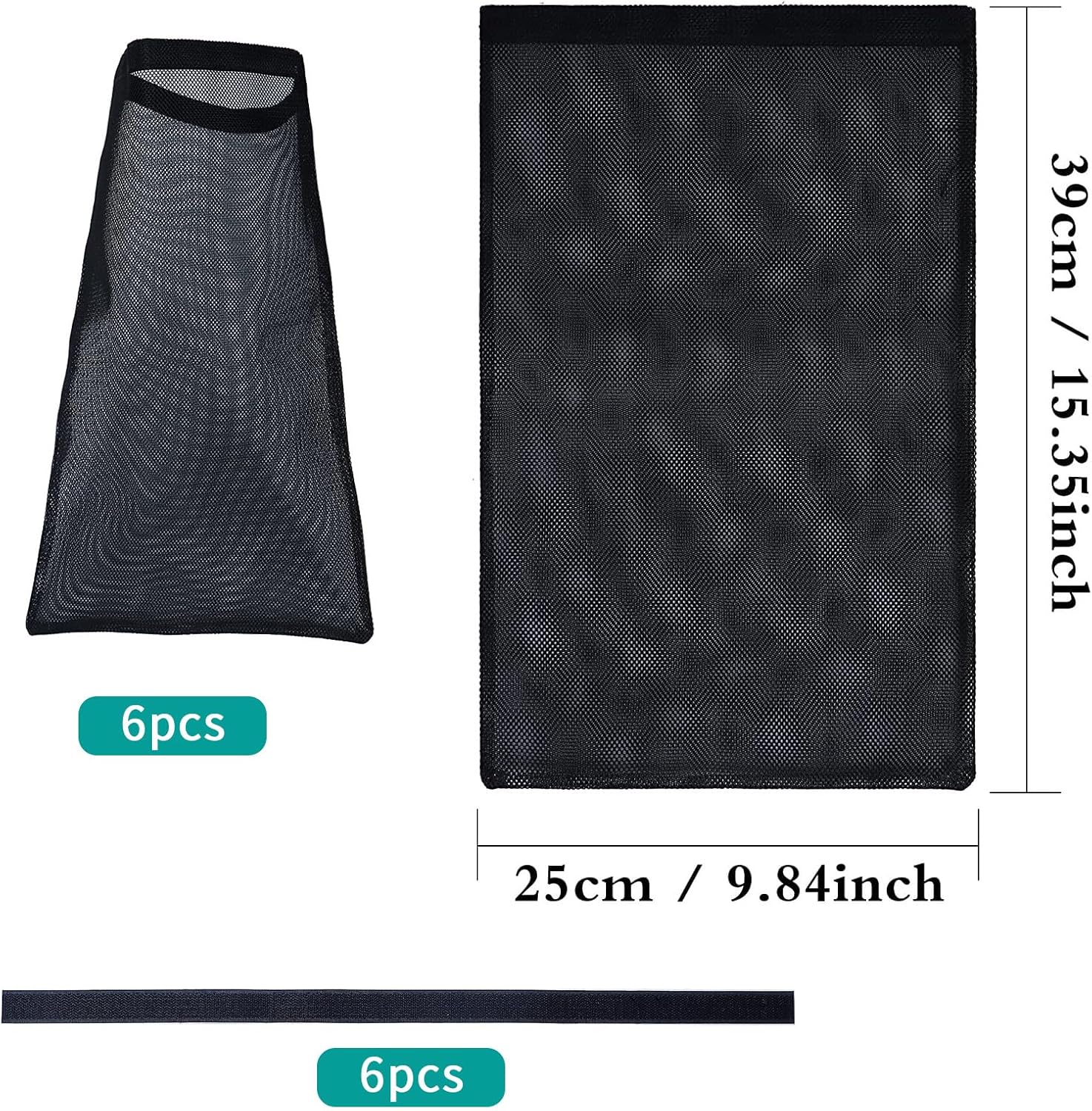 kingsea 6 Pack Dryer Vent Lint Bags Dust Lint Bags Exterior Dryer Lint Trap Dryer Lint Cover for Outside Capturing Lint and Dust