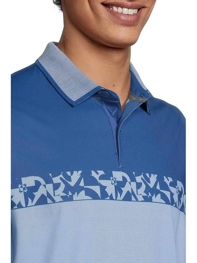 Callaway Engineered Oxford Block Polo
