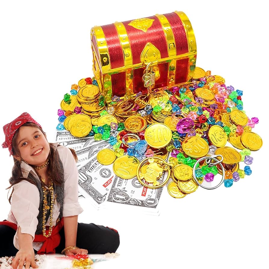 ONE PIECE■海賊宝箱（コイン5枚） 集英社 - ワンピースONE PIECE メダル コイン 金貨 海賊宝箱