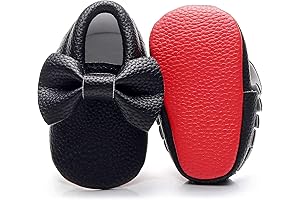Adorable Double Bow Fringe Black Shoes for Your Little Princess.