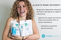 Vista 2 de Cuidado suave para allá abajo: lavado femenino suave y toallitas suaves 100% desechables