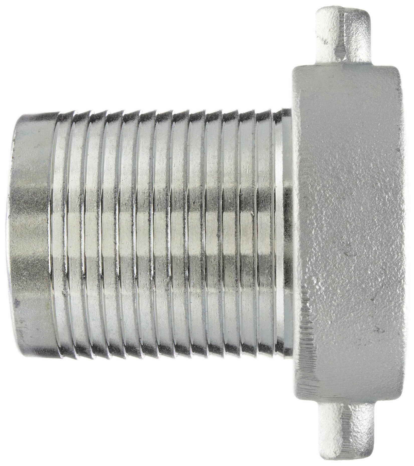 Parker Hannifin 640F-4 Brass Cap Nut, 45 Degree Flare Fitting, 1/4